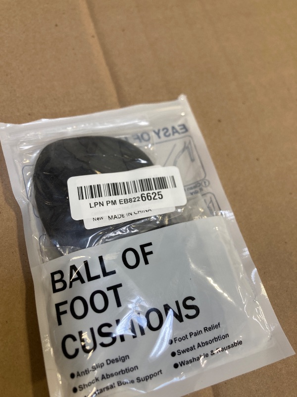 Photo 1 of Comfowner Ball of Foot Cushions, Metatarsal Pads Women, High Heels Non-Slip Comfort Pads, Shoe Support for Metatarsalgia Mortons Neuroma Pain Relief (2 Pairs,Black)
