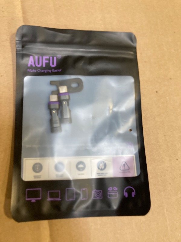 Photo 1 of AUFU PD 240W 16PIN USB C Magnetic Adapter(2Pack)/USB C 90 Degree Adapter/Right Angle C Adapters/Magnetic C to C for 1Phone 16/15 Series, Ma-Book Pro/1Pad Series, Samsung Galaxy, Google Pixel
