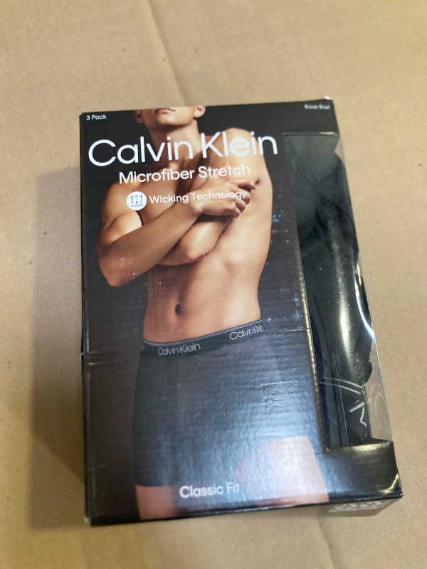 View 2 of Calvin Klein Men's Ultra Soft Modern 3-Pack Boxer Brief