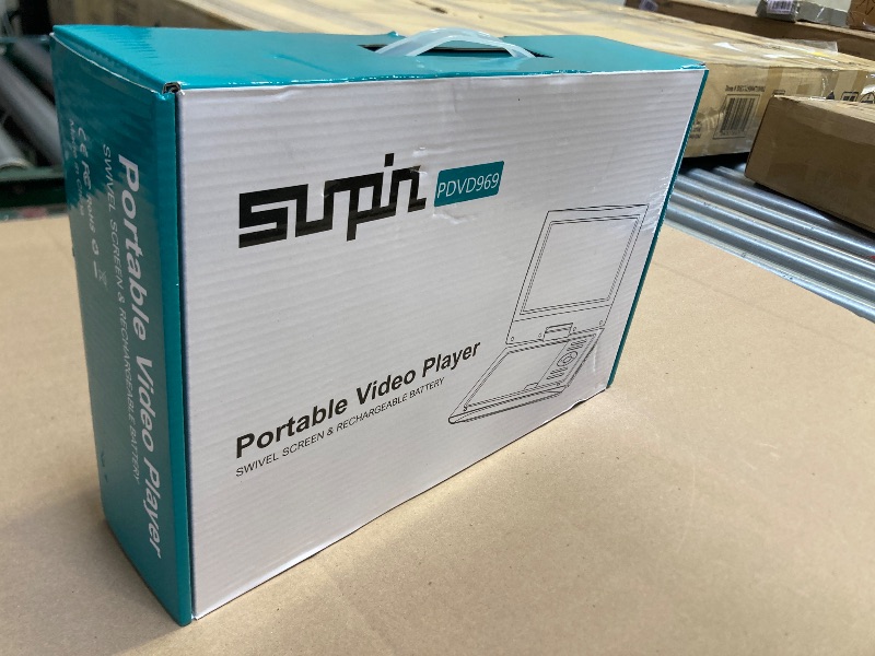 Photo 1 of SUNPIN New 11.5" Portable DVD Player for Car and Kids, 9.5" Swivel Brightness Enhanced Screen, with Car Charger and Headrest Mount, Upgraded Remote Control, 5 Hours Battery, Dual Earphone Jack(Purple)