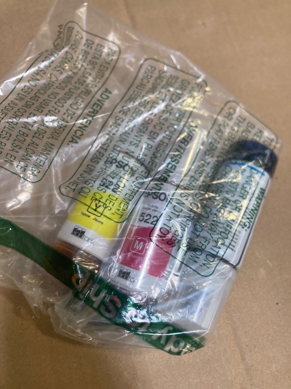 Photo 1 of EPSON 522 EcoTank Ink Ultra-high Capacity Bottle Color Combo Pack (T522520-S) Works with EcoTank ET-2720, ET-2800, ET-2803, ET-2840, ET-4700, ET-4800, ET-4810