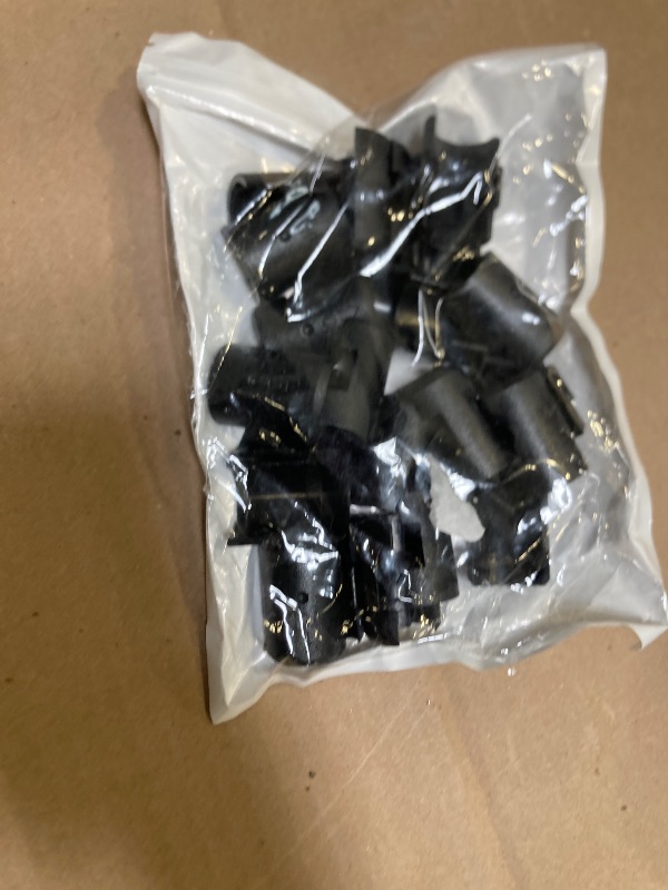 Photo 1 of Wire Shelf Clips - 28 Pack Wire Shelf Clips Shelving Sleeves, Wire Shelving Shelf Lock Clips for 3/4" Post Shelvings Sleeves Replacements for Wire Shelving System