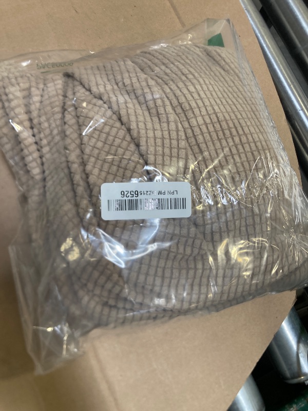 Photo 1 of H.VERSAILTEX Super Stretch Individual Seat Cushion Covers Sofa Covers Couch Cushion Covers Slipcover Sets Thick Jacquard Textured Twill Fabric (1 Piece Sofa Cushion Cover, Sand)