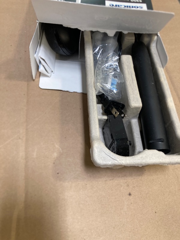Photo 1 of Philips Sonicare ProtectiveClean 5300 Rechargeable Electric Toothbrush, with Pressure Sensor, 3 Cleaning Modes, SmarTimer and QuadPacer, with 2 Bonus Brush Heads, Travel Case, Black, Model HX6423/34