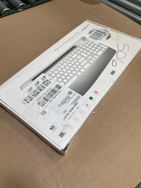 Photo 1 of GAMCATZ Ergonomic Wireless Keyboard with Wrist Rest-Low-Profile,Phone/Tablet Holder,Quiet Design?Windows & Mac OS?Full Size Cordless USB Computer Keyboard for Desktop,Laptop, PC, Mac, Windows-Grey