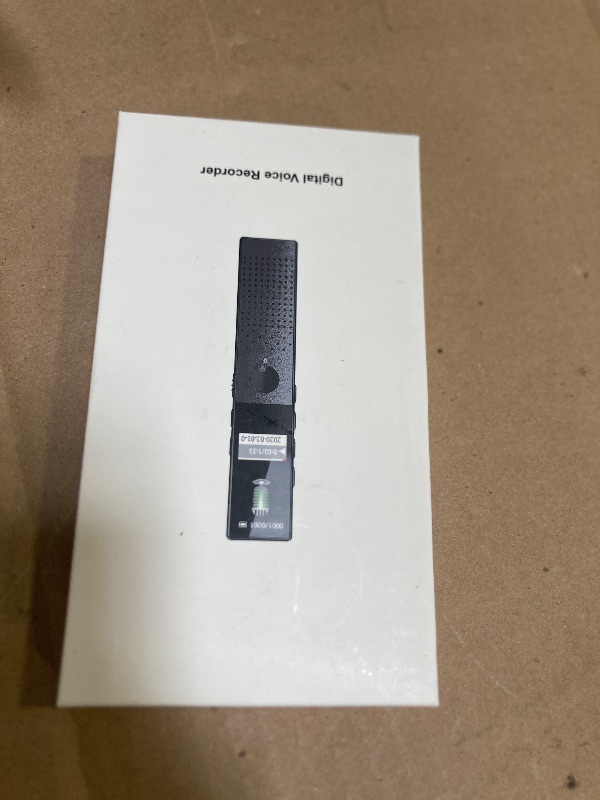Photo 1 of WearHome 64GB Digital Voice Recorder - Bluetooth Playback, 3072KBPS Voice Activation, Password Protection - Ideal for Lectures, Meetings, Interviews.
