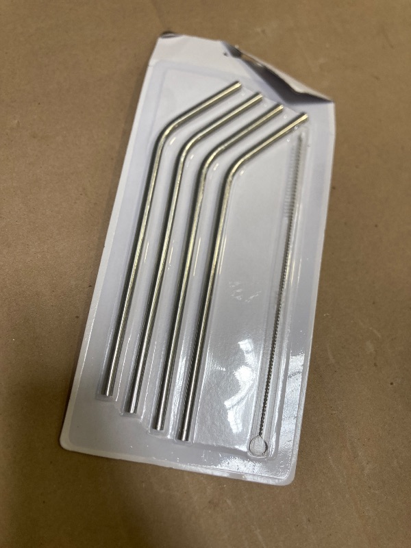 Photo 1 of SipWell Extra Long Stainless Steel Drinking Straws Set of 4, metal Straws reusable for 30 oz Tumbler and 20 0z Tumbler, | Fits all Yeti SIC Simple Modern Tumblers, Cleaning Brush Included.