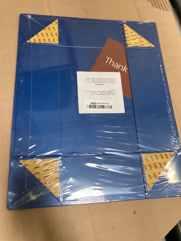 Photo 1 of PACKHOME Large Gift Box 13.5x10x3.5 Inches, Sturdy Shirt Box with Magnetic Lid for Multiple Occasions (Glossy Blue)