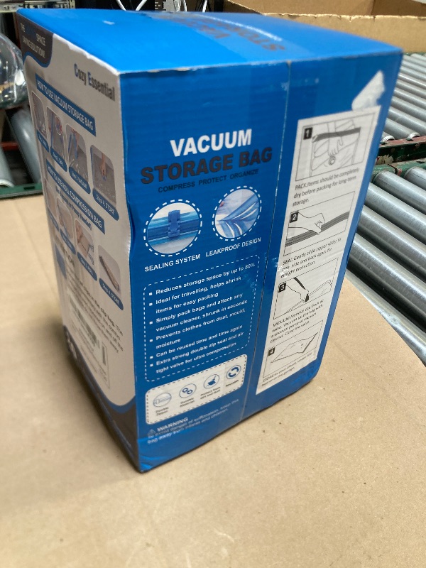 Photo 1 of 20 Pack Vacuum Storage Bags, Space Saver Bags (4 Jumbo/4 Large/4 Medium/4 Small/4 Roll) Compression for Comforters and Blankets, Sealer Clothes Storage, Hand Pump Included