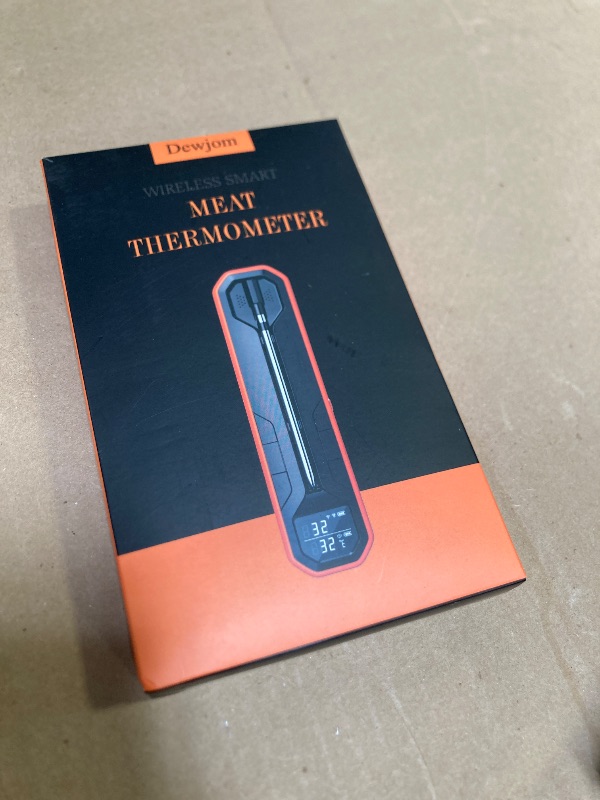 Photo 1 of Wireless Meat Thermometer – Digital Cooking Thermometer with Wireless Probe – 500Ft Remote Range Food Thermometer – with iOS & Android Read App -Preprogrammed Temperatures for BBQ, Oven, Grill