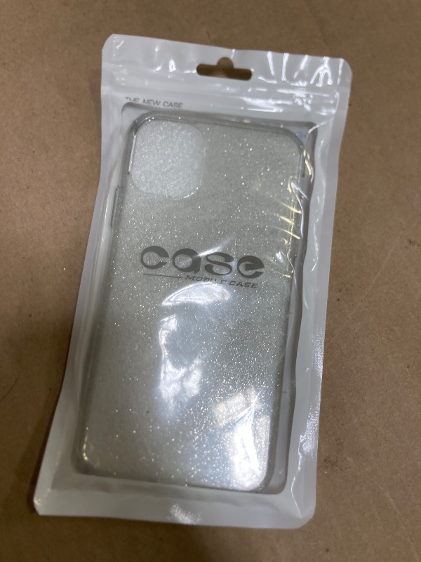 Photo 1 of JJGoo Compatible with iPhone 11 Case, Clear Glitter Sparkle Bling Anti-Scratch Shockproof Protective Flexible Phone Cases Cute Slim Thin Bumper Cover for Women Girls (6.1 inch) 2019
