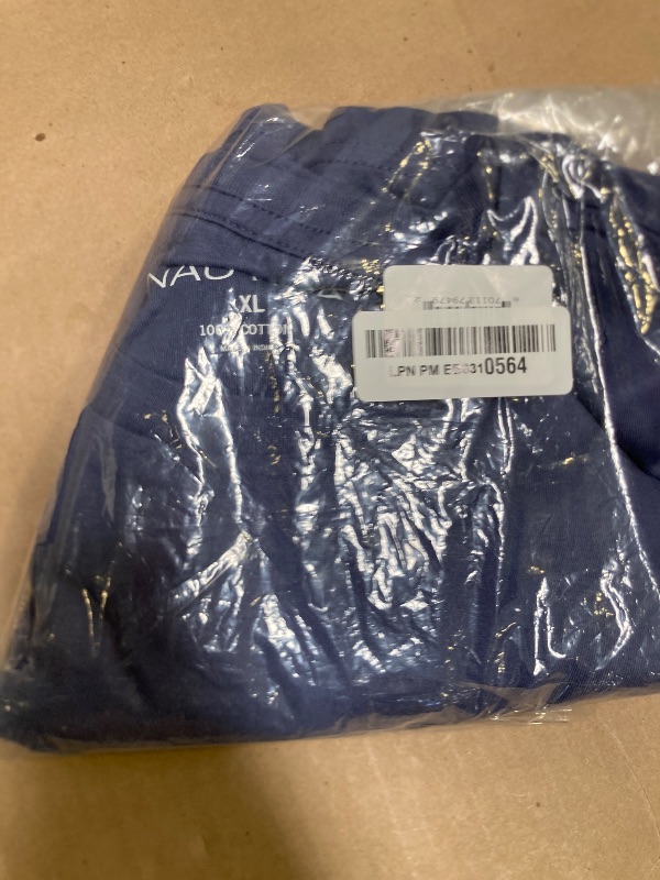 Photo 1 of Size XL--Nautica Men's Solid Short Sleeve J-Class Tee, Blue Indigo, X-Large