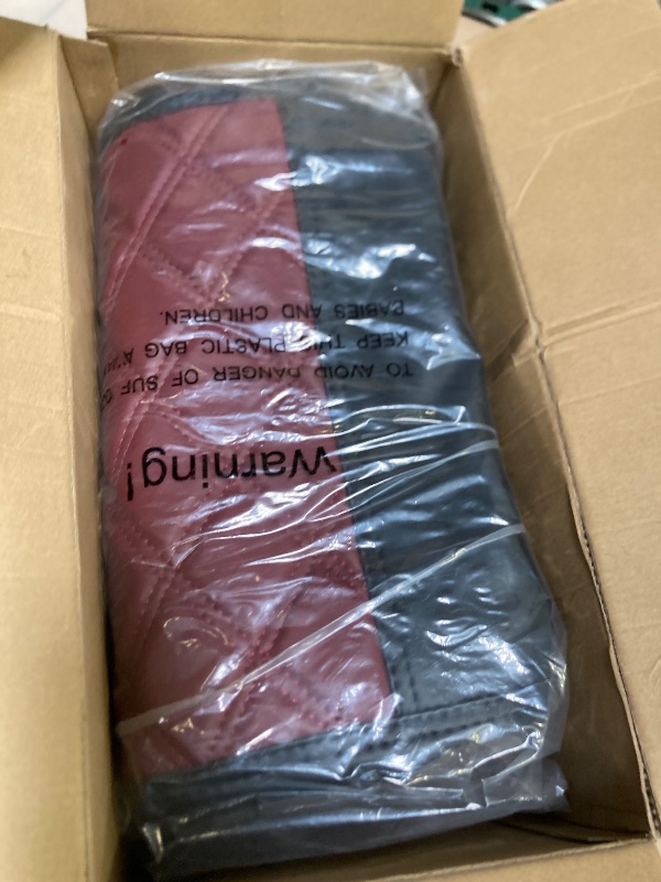Photo 1 of NOKINS Golf Cart Seat Covers Fit Club Car Precedent/DS/EZGO RXV/TXT/Yamaha Drive Aftermarket Standard Rear Seat Cushion, No Stapler, Multiple Colors&Breathable (Burgundy&Black)