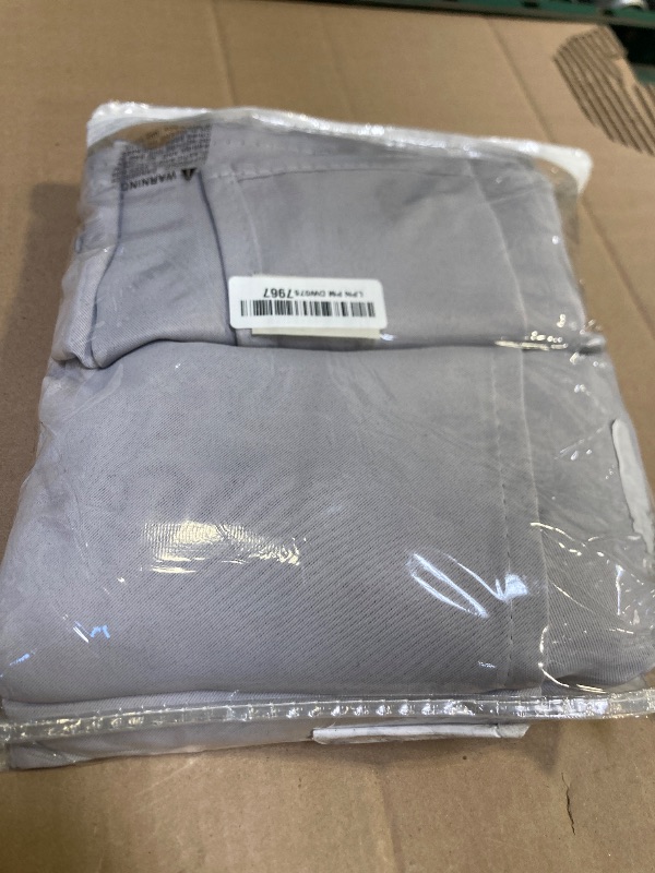 Photo 1 of LEMOMO Light Grey Thermal Blackout Curtains/52 x 72 Inch/Set of 2 Panels Room Darkening Curtains for Bedroom