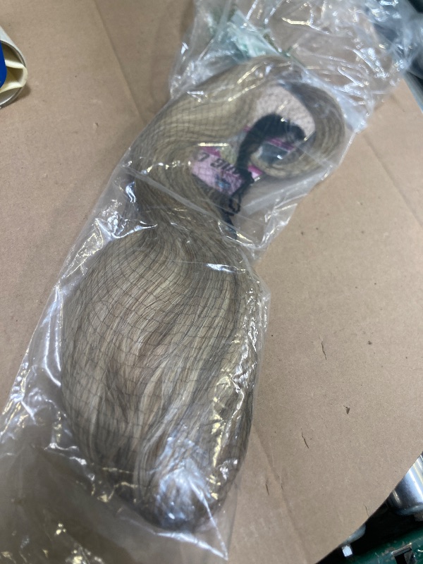 Photo 1 of Belaved Straight Lace Front Wig Human Hair 13x4 HD Lace Closure Wig with Baby Hair 150% Density #8T18/60 Ombre Ash Brown to Blonde Highlights Brazilian Human Hair Lace Front Wigs for Women 26 Inch