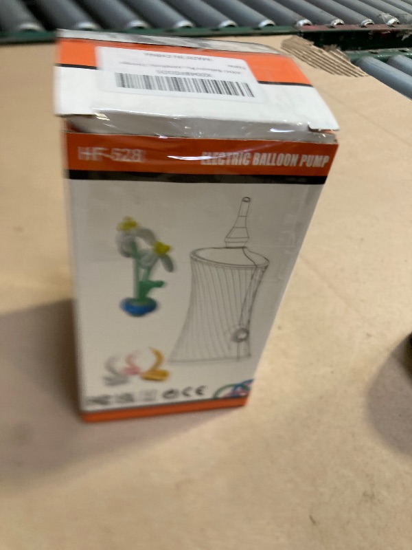 Photo 1 of AXHJ Balloon Pump Electric Air Pumps for Long Balloons, Electric Air Balloon Pump, Balloon Inflator for Foil Twisty Animal Balloons in Birthday Party for Decorations, Orange