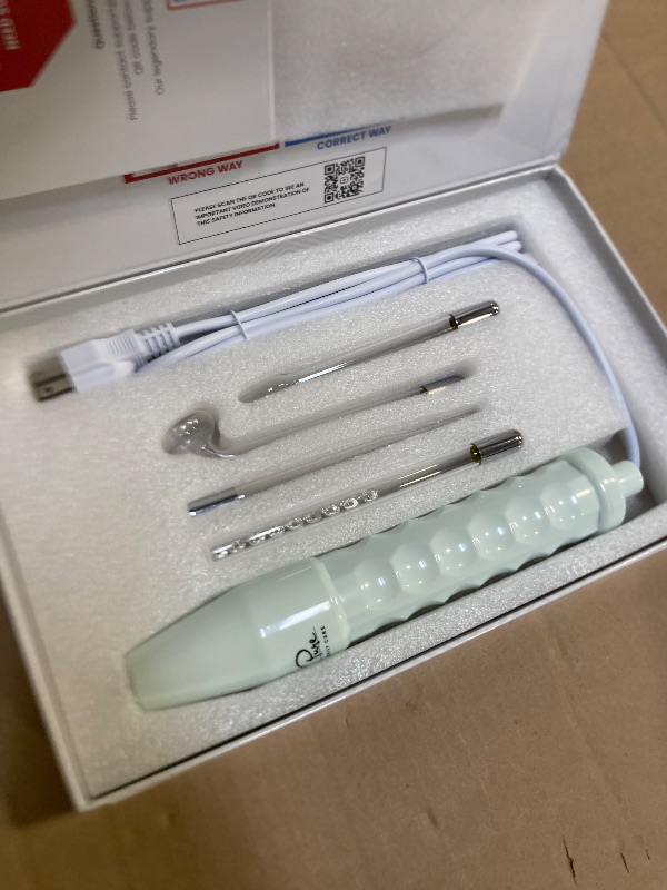 Photo 1 of NuDerma Handheld Skin Therapy Wand Machine w/Neon – Anti-Aging - Skin Tightening - Wrinkle Reducing - Dark Circles – Clarifying - Hair & Scalp Stimulator