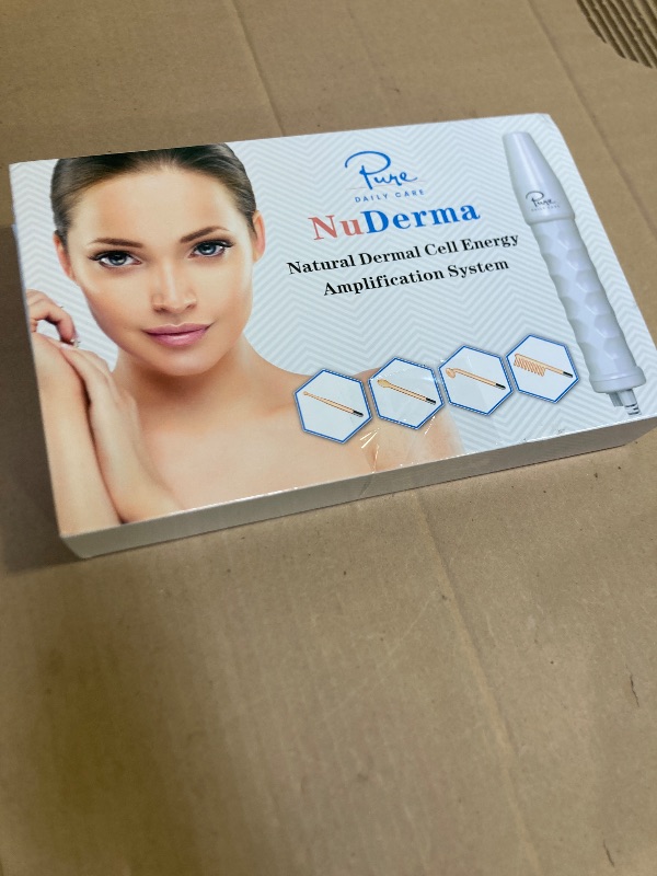 Photo 1 of NuDerma Handheld Skin Therapy Wand Machine w/Neon – Anti-Aging - Skin Tightening - Wrinkle Reducing - Dark Circles – Clarifying - Hair & Scalp Stimulator