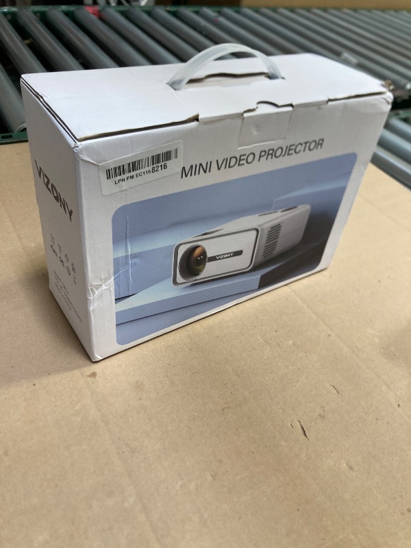 Photo 1 of VIZONY Mini Projector with WiFi and Bluetooth, 450ANSI 1080P FHD Home Movie Projector, Portable Outdoor Projector with 250" Display+Zoom, Compatible w/Phone//Laptop/TV Stick-Indoor&Outdoor