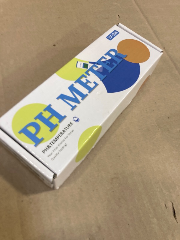 Photo 1 of YINMIK pH Meter, Digital pH Tester for Hydroponics, pH Temp Meter with Horizontal Display for Pool, Spa, Hot Tub, Indoor Plants, Koi Ponds, Drinking Water, Wine Beer Making, Aquarium, Aquaculture