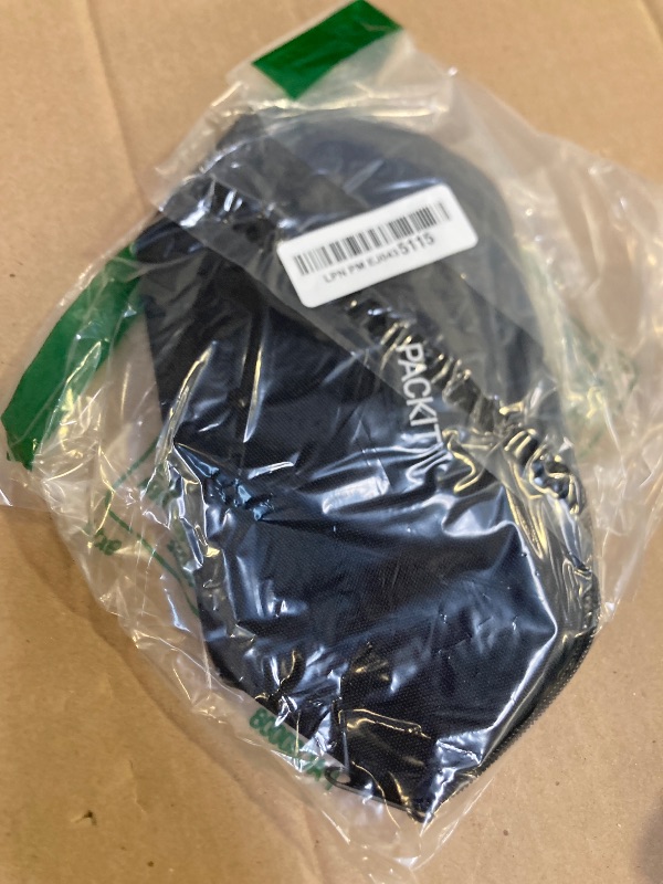 Photo 1 of PackIt Freezable Snack Bag, Black, Built with EcoFreeze Technology, Foldable, Reusable, Zip Closure Locks in Cool Dry Air, Great for All Ages, and Fresh Snacks On the Go