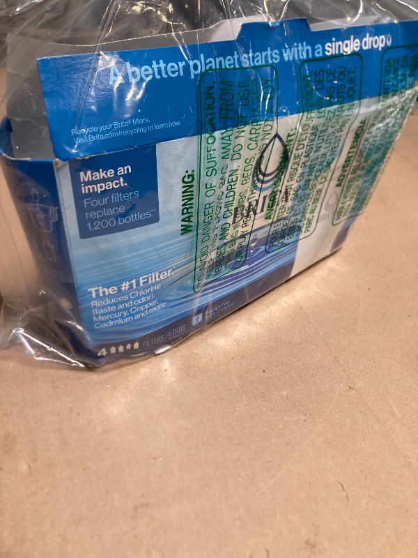 Photo 1 of Brita Standard Water Filter for Pitchers and Dispensers, BPA-Free, Reduces Copper, Cadmium and Mercury Impurities