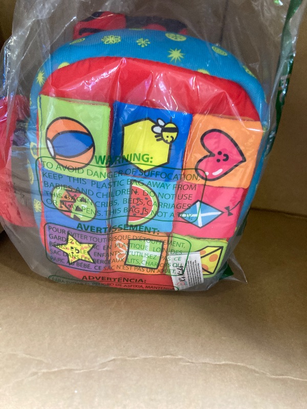 Photo 1 of Melissa & Doug K's Kids Take-Along Shape Sorter Baby Toy with 2-Sided Activity Bag and 9 Textured Shape Blocks