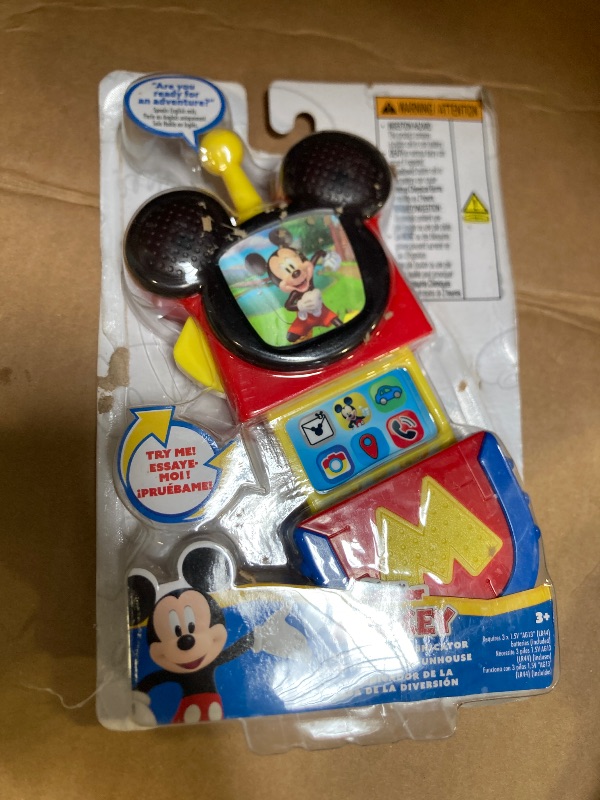 Photo 1 of Disney Junior Mickey Mouse Funhouse Communicator with Lights and Sounds, Officially Licensed Kids Toys for Ages 3 Up by Just Play