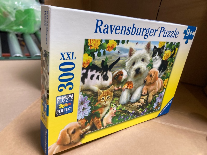 Photo 1 of Ravensburger Happy Animal Buddies | 300-Piece Jigsaw Puzzle for Kids | Unique, Pieces | Fun & Educational Toy