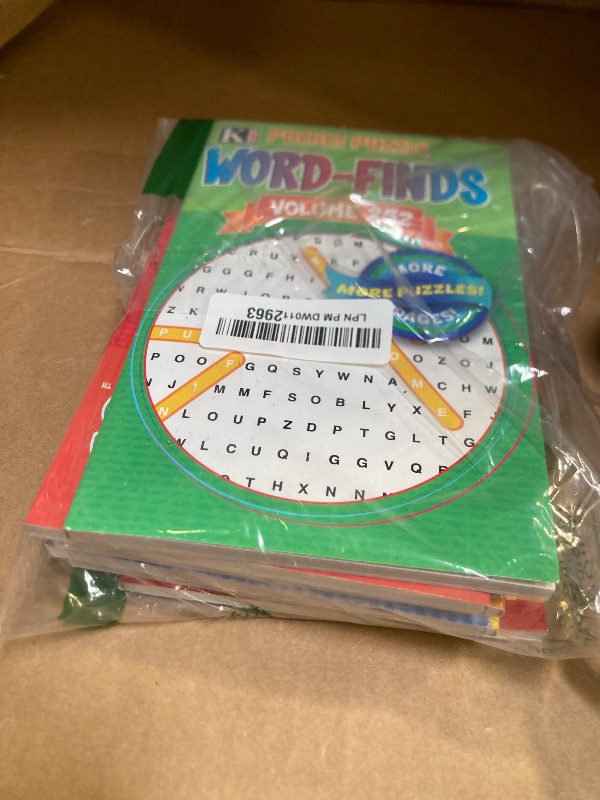 Photo 1 of One Word Search Books 5"x 8" Assorted Styles 