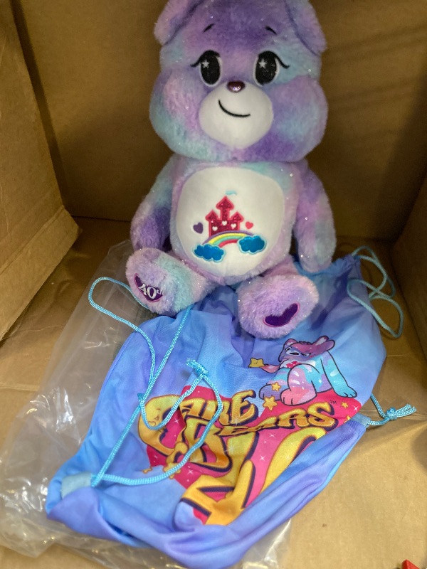 Photo 1 of Care Bears Care-a-Lot Bear, 40th Anniversary Slumber Party Set - Amazon Exclusive