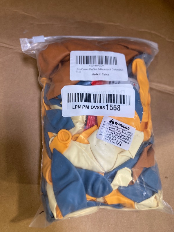 Photo 1 of Here Comes the Son Balloon Arch Garland Kit 147Pcs Boho Retro Dusty Blue Burnt Orange Mustard Yellow Balloons for Baby Boy Shower First Trip Around the Sun Sunshine Theme Birthday Party Decorations