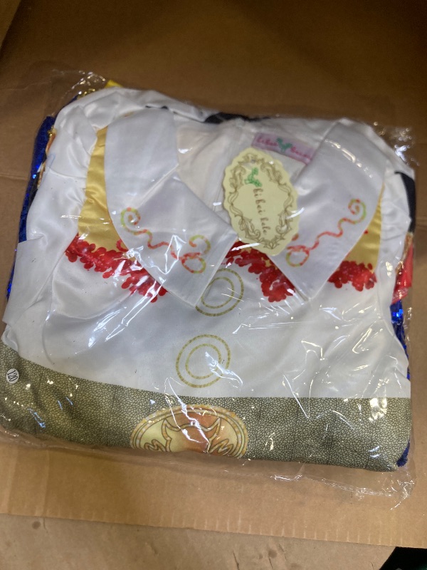 Photo 1 of Size 120--Lgandpg Jessie Costume for Girls Cowgirl Sequins Dress Up Halloween Outfit White