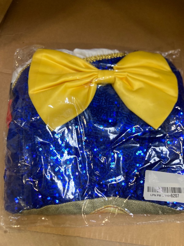 Photo 1 of Size 120--Lgandpg Jessie Costume for Girls Cowgirl Sequins Dress Up Halloween Outfit White