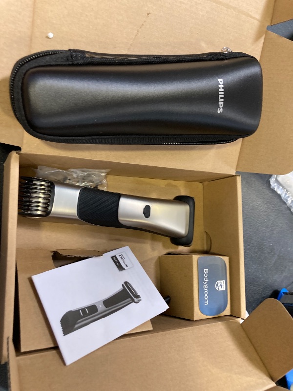 Photo 1 of Philips Bodygroom 7000 Series, Showerproof Groin and Body Trimmer for Men, Precise Body Grooming, Adjustable Comb, Safe Even Below The Belt, 80 Min. Runtime, Model BG7040/42
