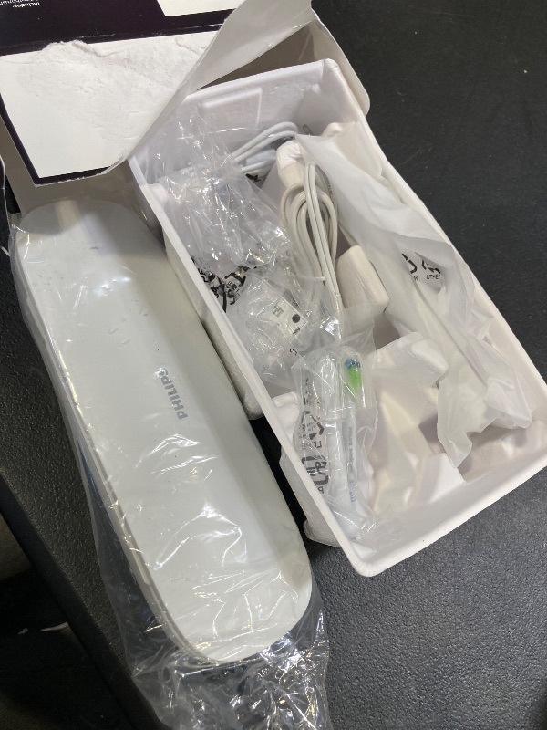 Photo 1 of Philips Sonicare ProtectiveClean 6500 Rechargeable Electric Toothbrush, with Pressure Sensor, 3 Cleaning Modes, SmarTimer and QuadPacer, 14-Day Battery Life, Charging Travel Case, White, HX6462/05