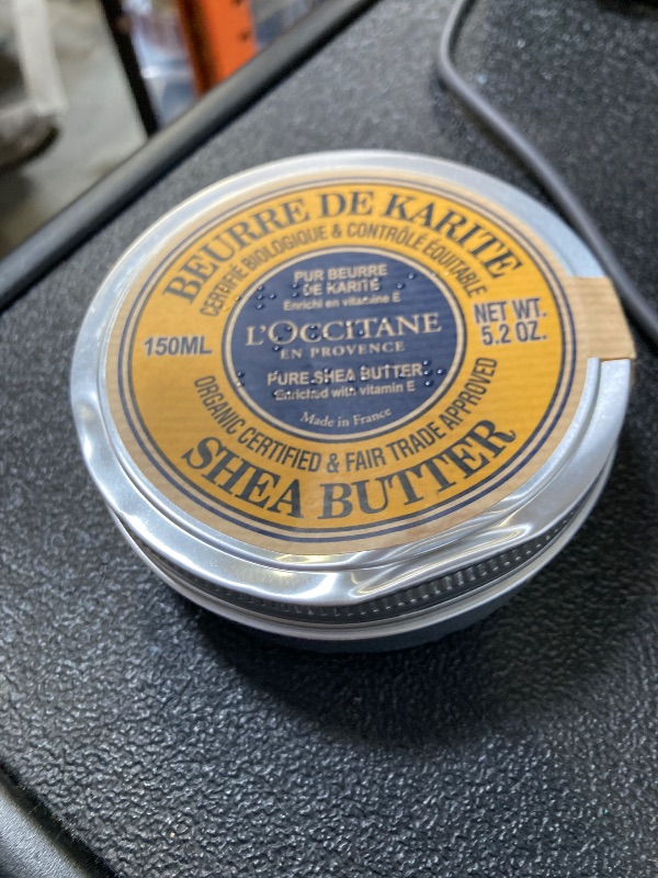 Photo 1 of L'OCCITANE Organic Certified Pure Shea Butter:, Nourish Dry Skin & Hair, With Vitamin E, Multipurpose Organic Beauty Balm, Treatment, Protects From Dryness, Softening