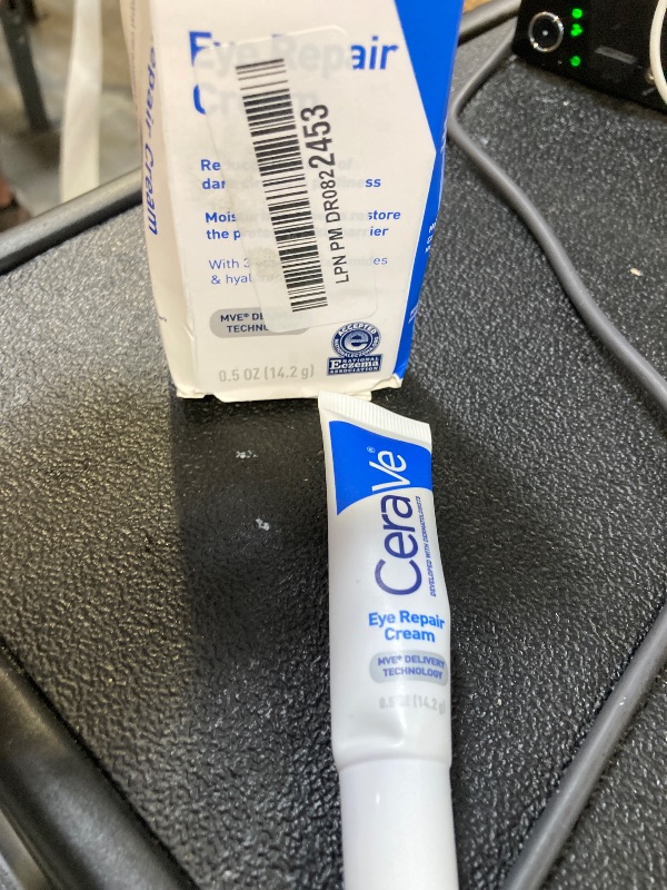Photo 1 of CeraVe Eye Repair Cream, Under Eye Cream For Puffiness And Bags Under Eyes, Hyaluronic Acid + Niacinamide + Marine Botanical Complex, Oil Free & Opthalmologist Tested