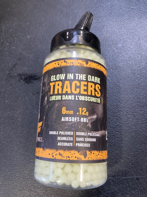 Photo 1 of Game Face SAP2KGLW Tracer .12-Gram 6mm Glow In The Dark AirSoft BBs (2000-Count)
