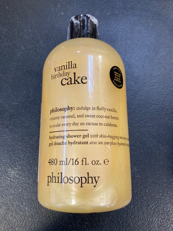 Photo 1 of philosophy vanilla birthday cake shampoo, shower gel & bubble bath, 16 oz