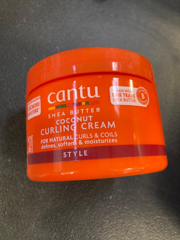 Photo 1 of Cantu Coconut Curling Cream with Shea Butter for Natural Hair, 12 oz