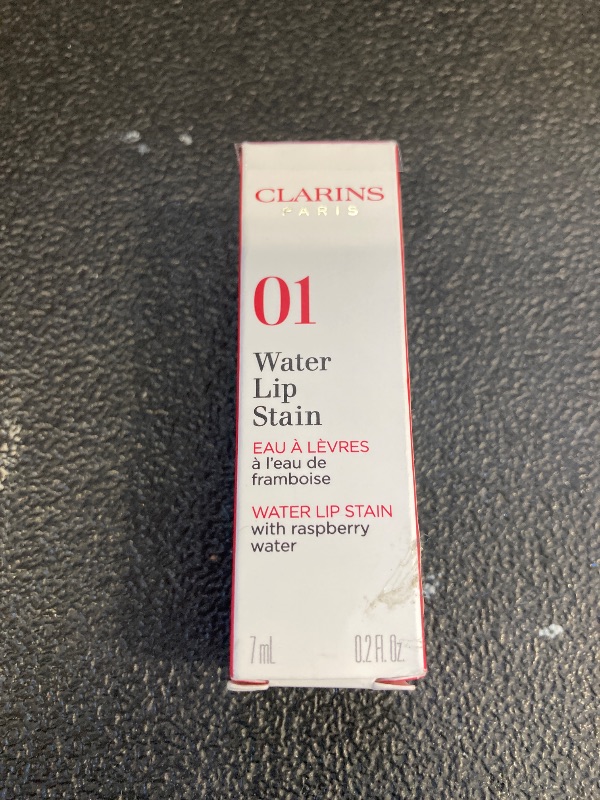 Photo 1 of Clarins NEW Water Lip Stain | Buildable Matte Finish | Kiss Proof, Transfer-Proof, Lightweight and Long Lasting | Contains Hyaluronic Acid | 0.2 Fluid Ounces