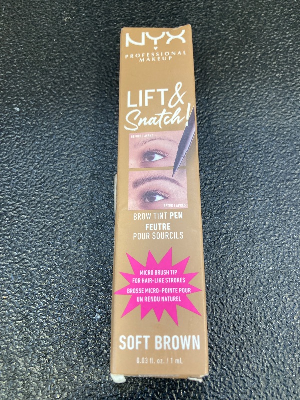 Photo 1 of NYX PROFESSIONAL MAKEUP Lift & Snatch Eyebrow Tint Pen, Soft Brown