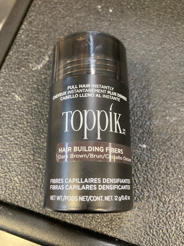 Photo 1 of Toppik Hair Building Fibers, Fill In Fine or Thinning Hair Instantly Thicker, Fuller Looking Hair 9 Shades,4 size options