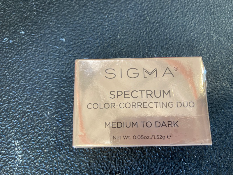 Photo 1 of Sigma Beauty Spectrum Color-Correcting Duo – Color Correcting Cream for Concealing and Priming Skin, 2in1 Makeup Set with Buildable, Customizable Shades for all Skin Types (Medium to Dark)