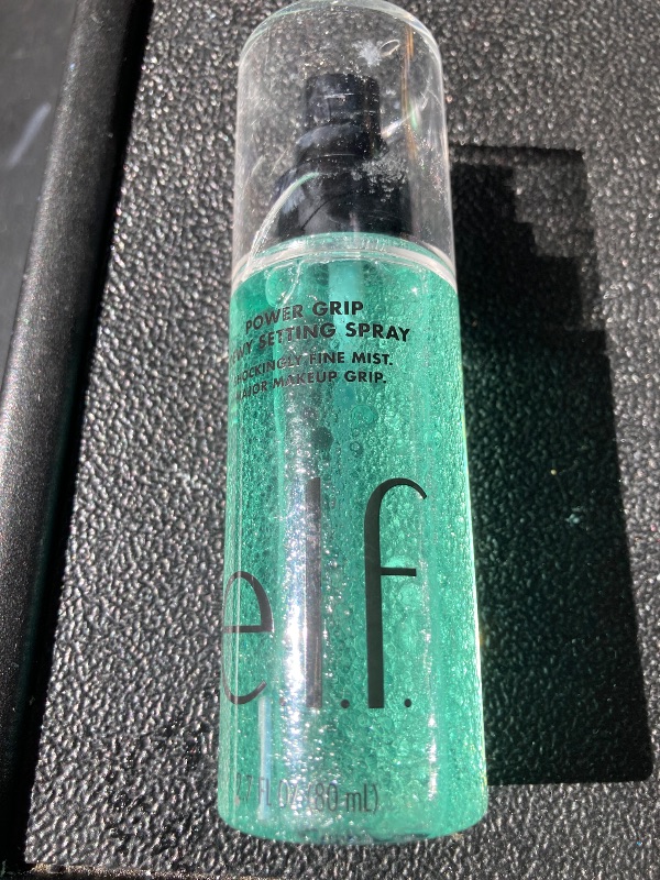 Photo 1 of e.l.f. Power Grip Dewy Setting Spray, Ultra Fine Mist Made With Hyaluronic Acid, Grips Makeup For A Hydrated, Dewy Finish, Vegan & Cruelty-Free