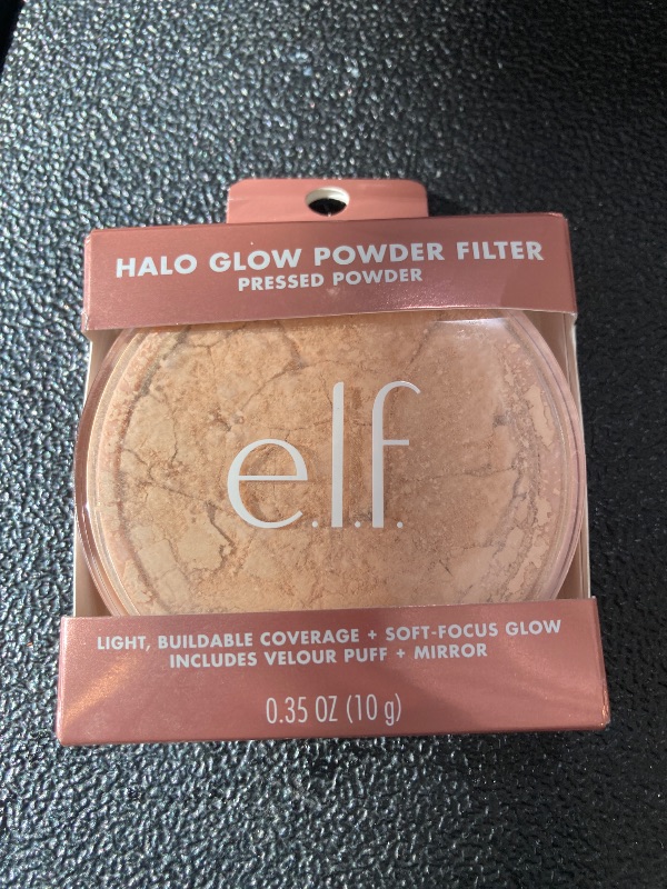 Photo 1 of e.l.f. Halo Glow Powder Filter, Ultra-fine Finishing Powder, Smooths The Look of Pores & Fine Lines, Creates A Soft-Focus Glow, Vegan & Cruelty-Free, Fair Neutral Cool
