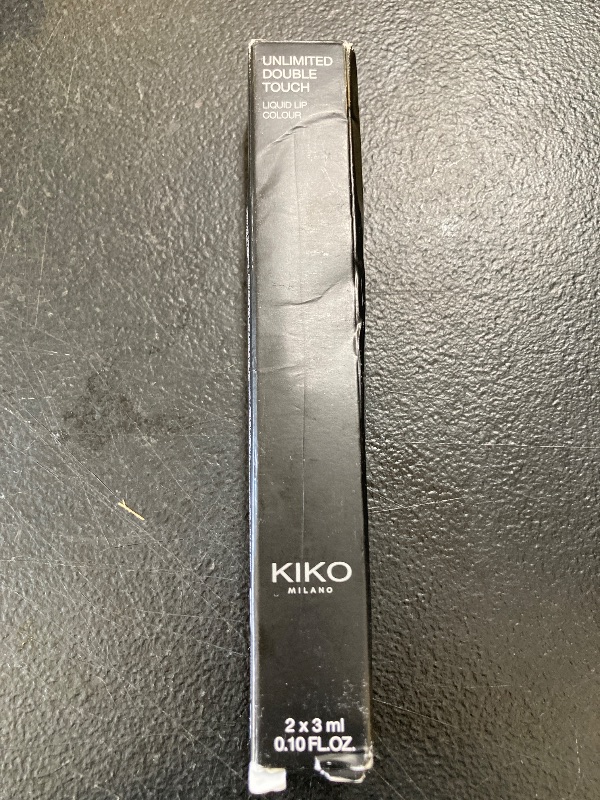 Photo 1 of KIKO Milano Unlimited Double Touch 120, Liquid Lipstick With A Bright Finish In A Two-Step Application. Lasts Up To 12 Hours. No-Transfer Base Colour