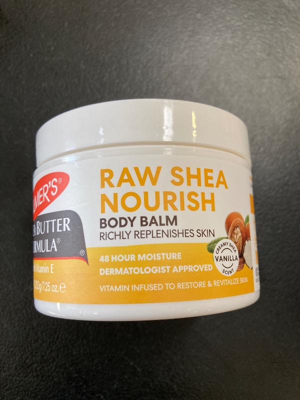 Photo 1 of Palmer’s Shea Butter Formula Raw African Shea Butter Balm, Nourishing Body Moisturizer for Rough, Dry Skin, 7.25 Ounces