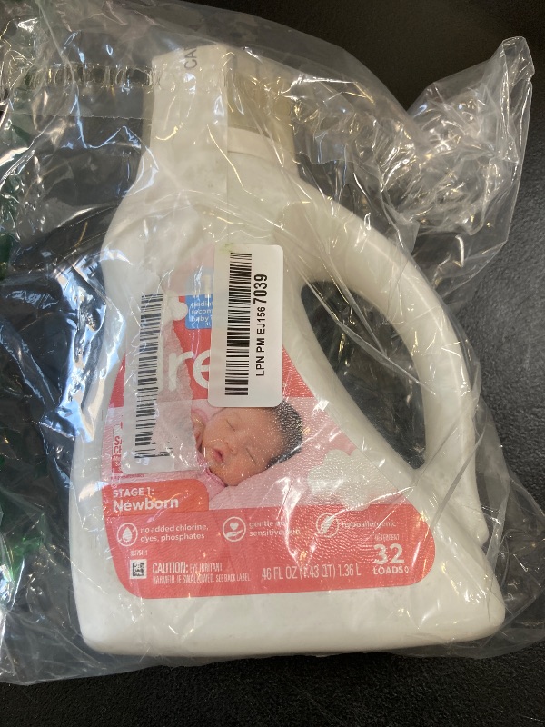 Photo 1 of Dreft Stage 1 Newborn Baby Liquid Laundry Detergent, Gentle on Sensitive Skin, HE Compatible, 32 loads
